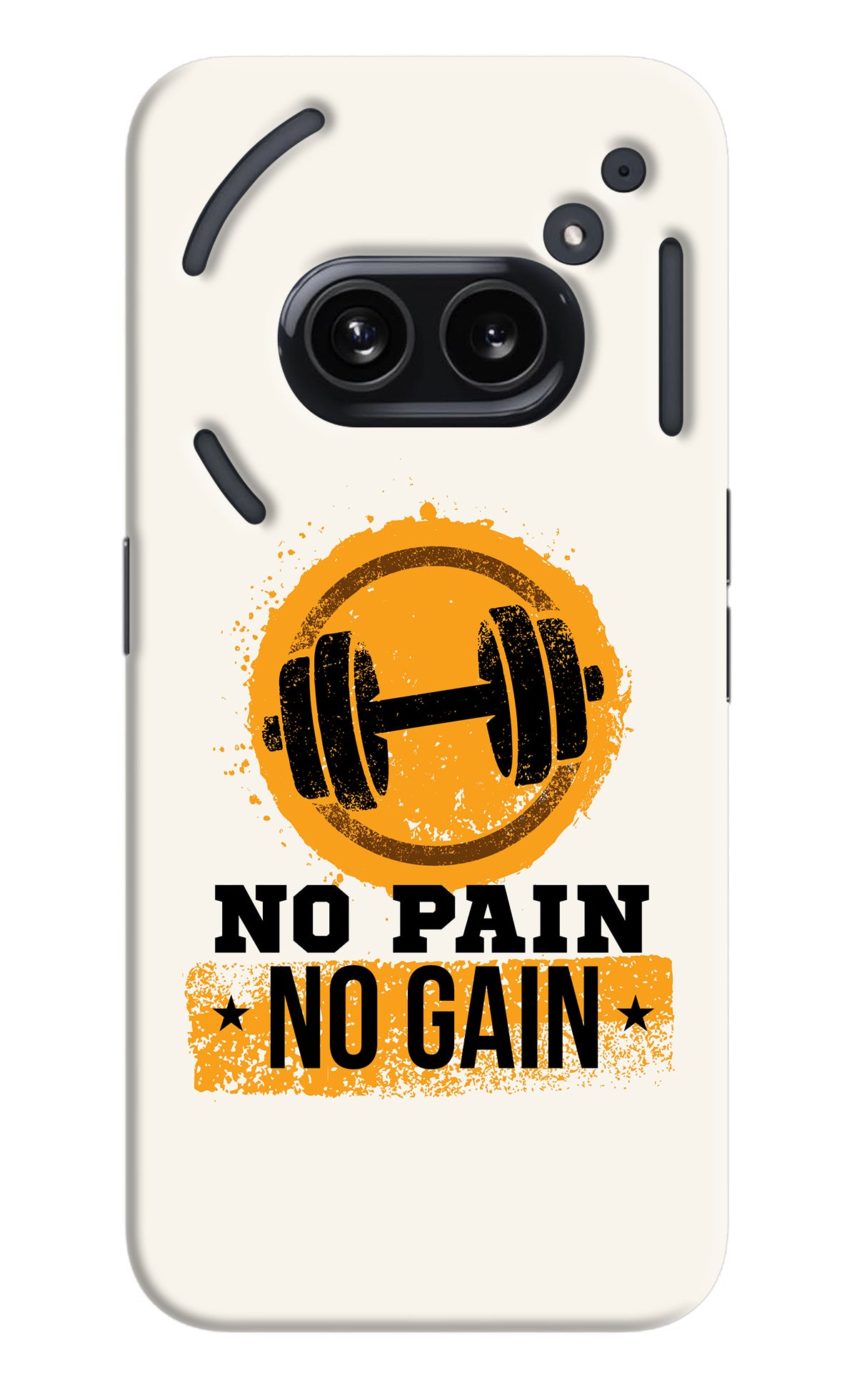 No Pain No Gain Nothing Phone 2A Back Cover