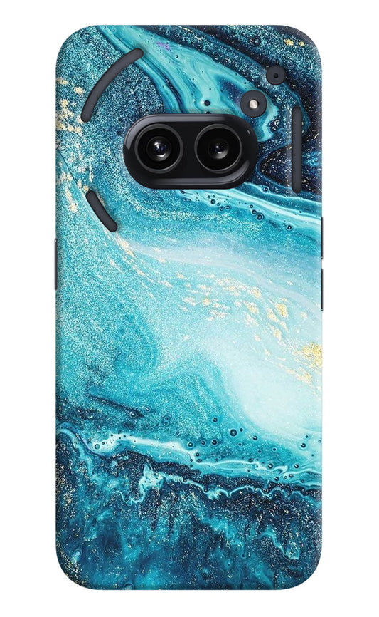 Blue Glitter Marble Nothing Phone 2A Back Cover