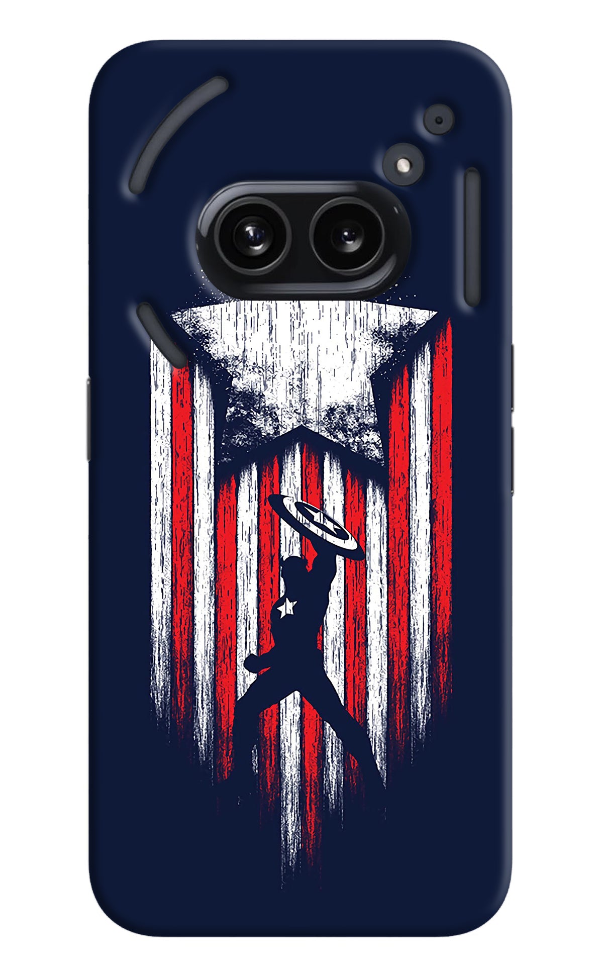 Captain America Marvel Art Nothing Phone 2A Back Cover