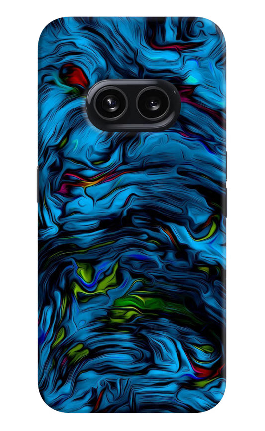 Dark Blue Abstract Nothing Phone 2A Hard Case Back Cover by Casekaro