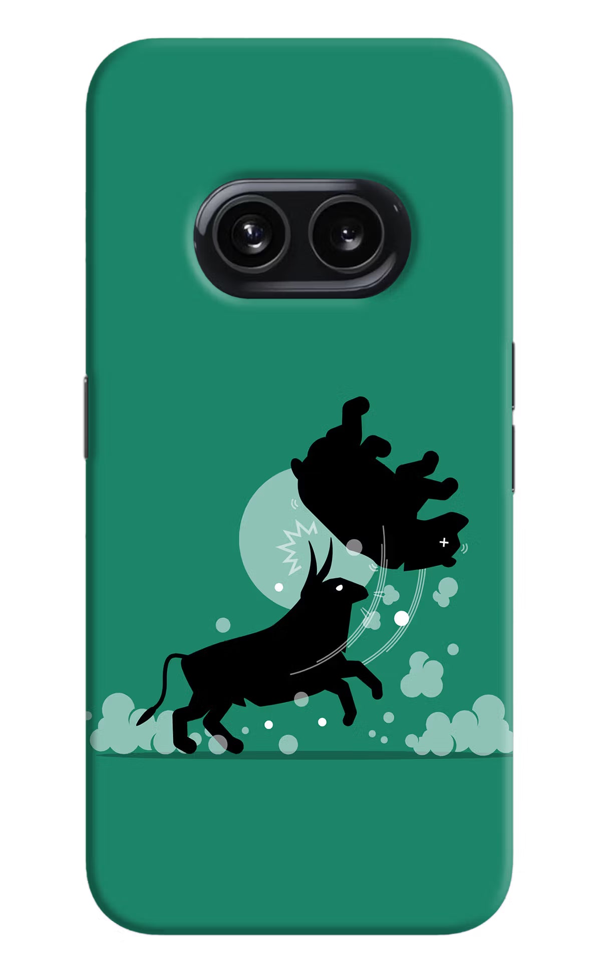 Bull Conqueror Nothing Phone 2A Hard Case Back Cover by Casekaro