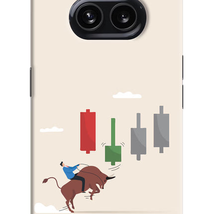 Bull Trading Momentum Nothing Phone 2A Hard Case Back Cover by Casekaro