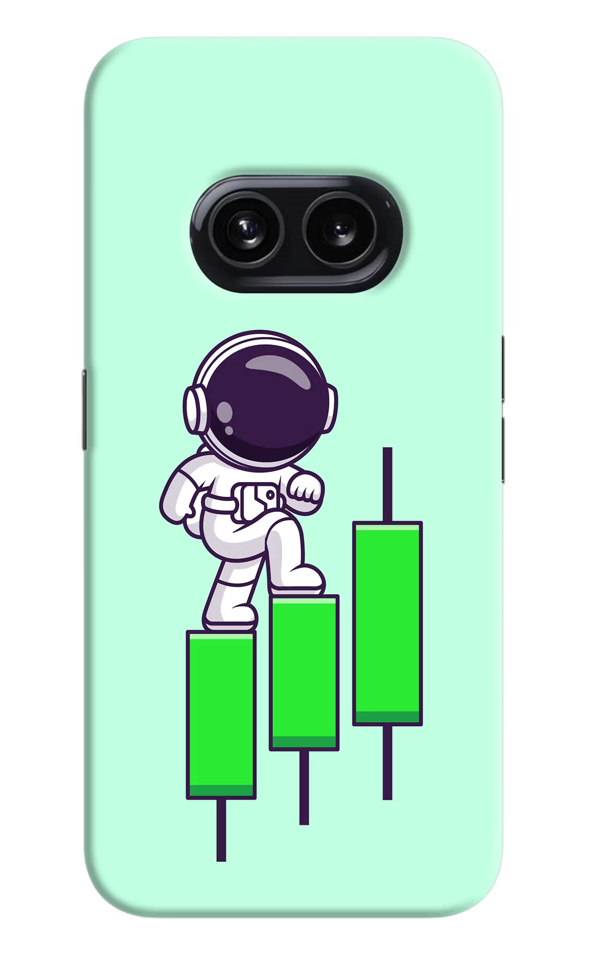 Astronaut Trader Nothing Phone 2A Hard Case Back Cover by Casekaro
