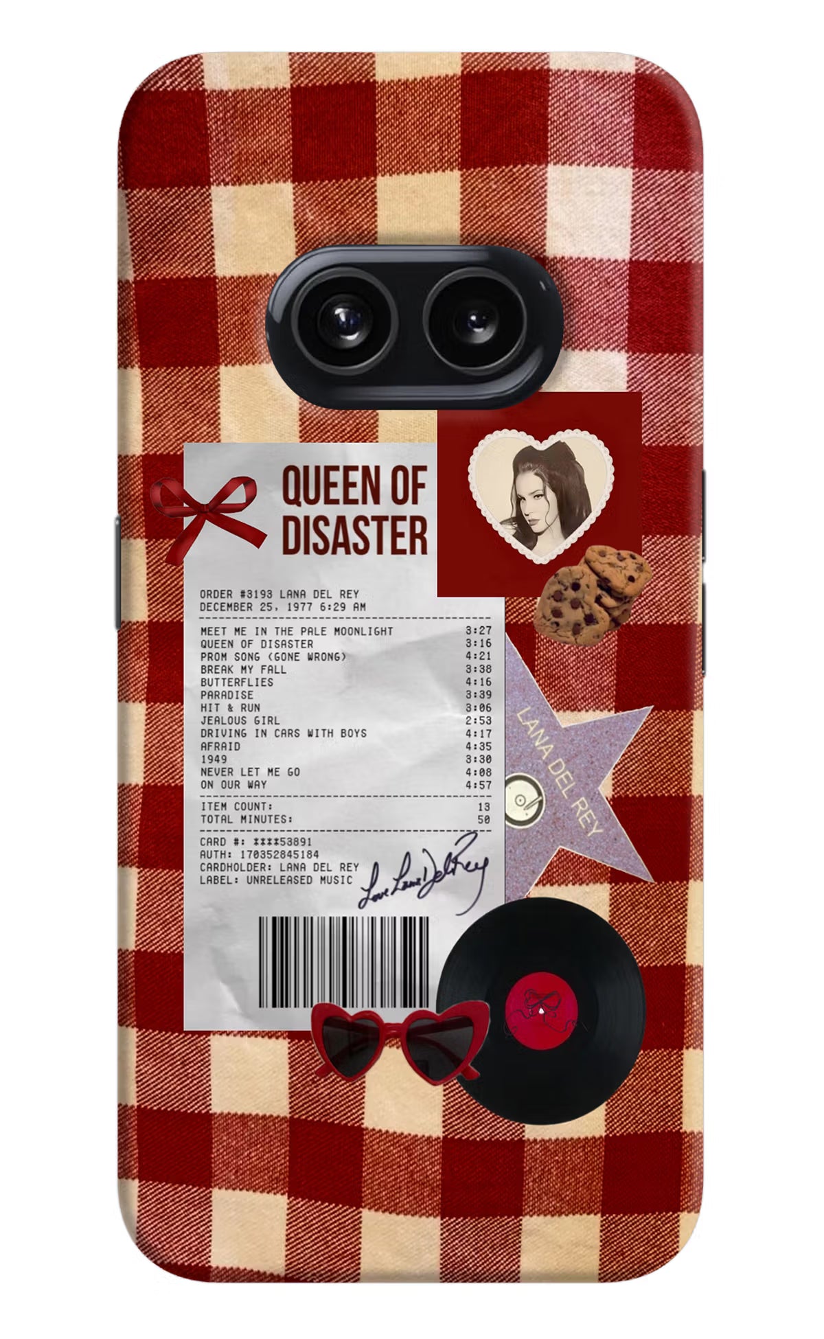 Queen of Disaster Nothing Phone 2A Hard Case Back Cover by Casekaro