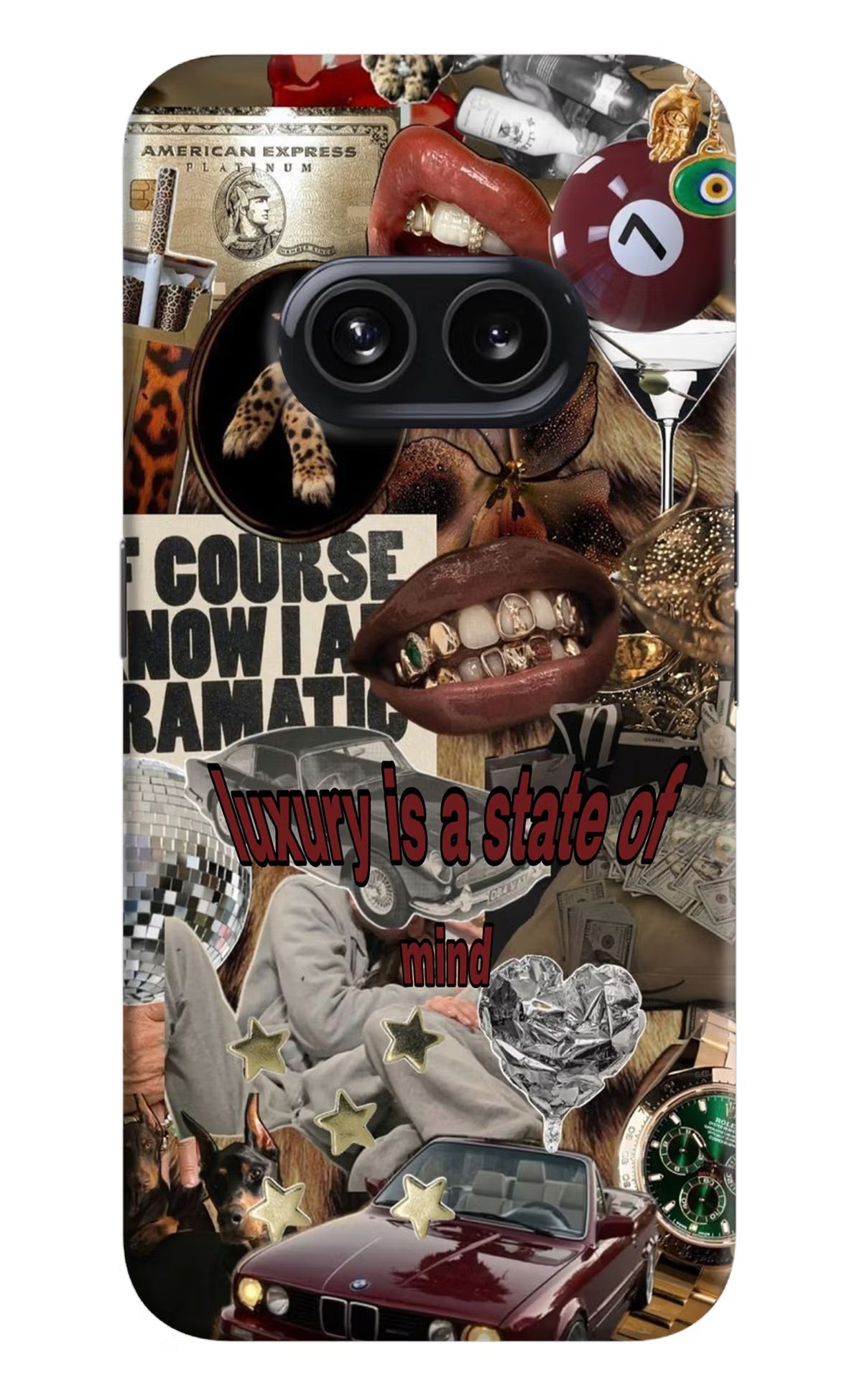 Luxury Nothing Phone 2A Hard Case Back Cover by Casekaro