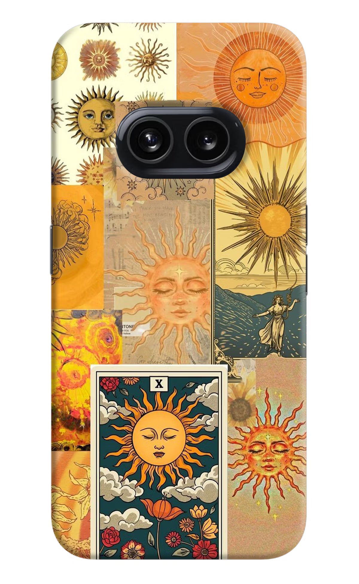 Sun Nothing Phone 2A Hard Case Back Cover by Casekaro