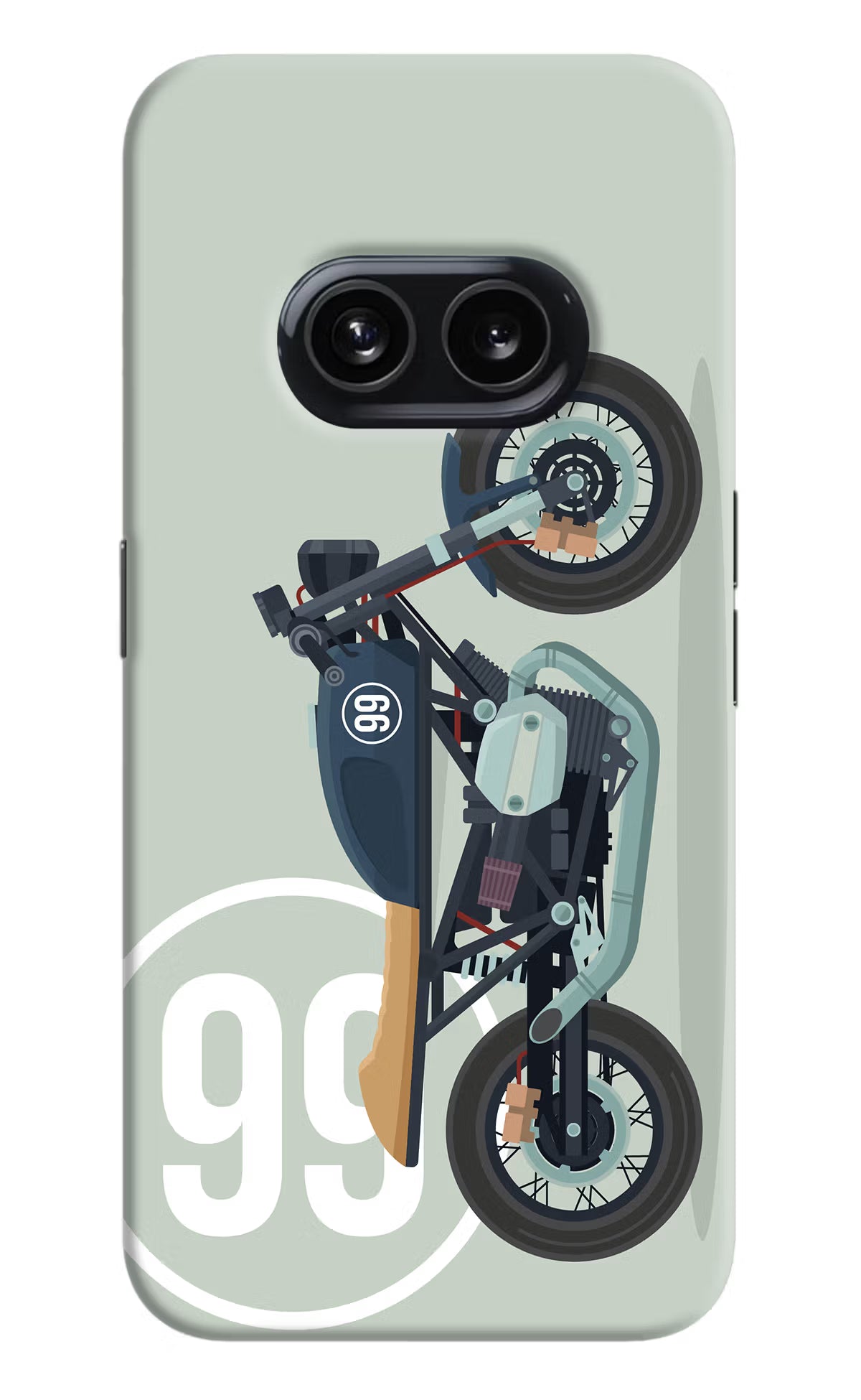 Classic Cafe Racer 99 Nothing Phone 2A Hard Case Back Cover by Casekaro