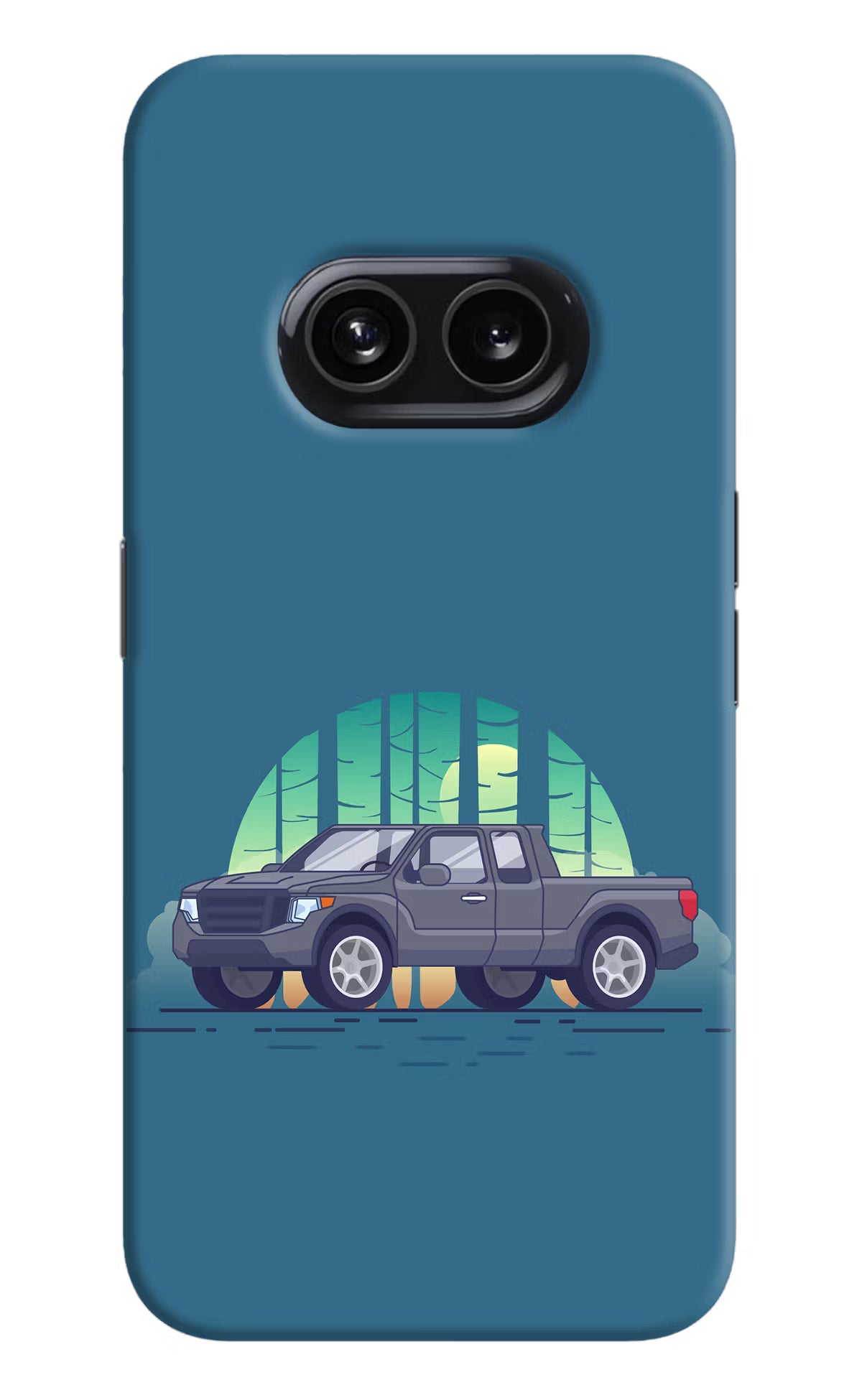 Retro Garage Vibe Nothing Phone 2A Hard Case Back Cover by Casekaro