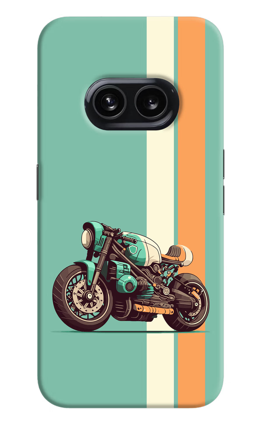 Striped Moto Drift Nothing Phone 2A Back Cover, Hard case