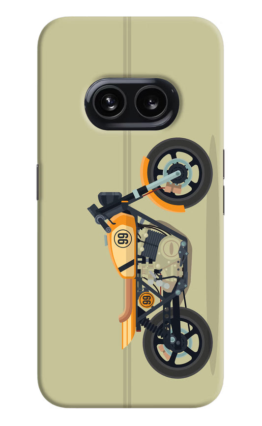 Vertical Speedster Nothing Phone 2A Hard Case Back Cover by Casekaro