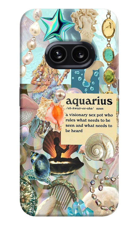 Aquarius Zodiac Nothing Phone 2A Hard Case Back Cover by Casekaro