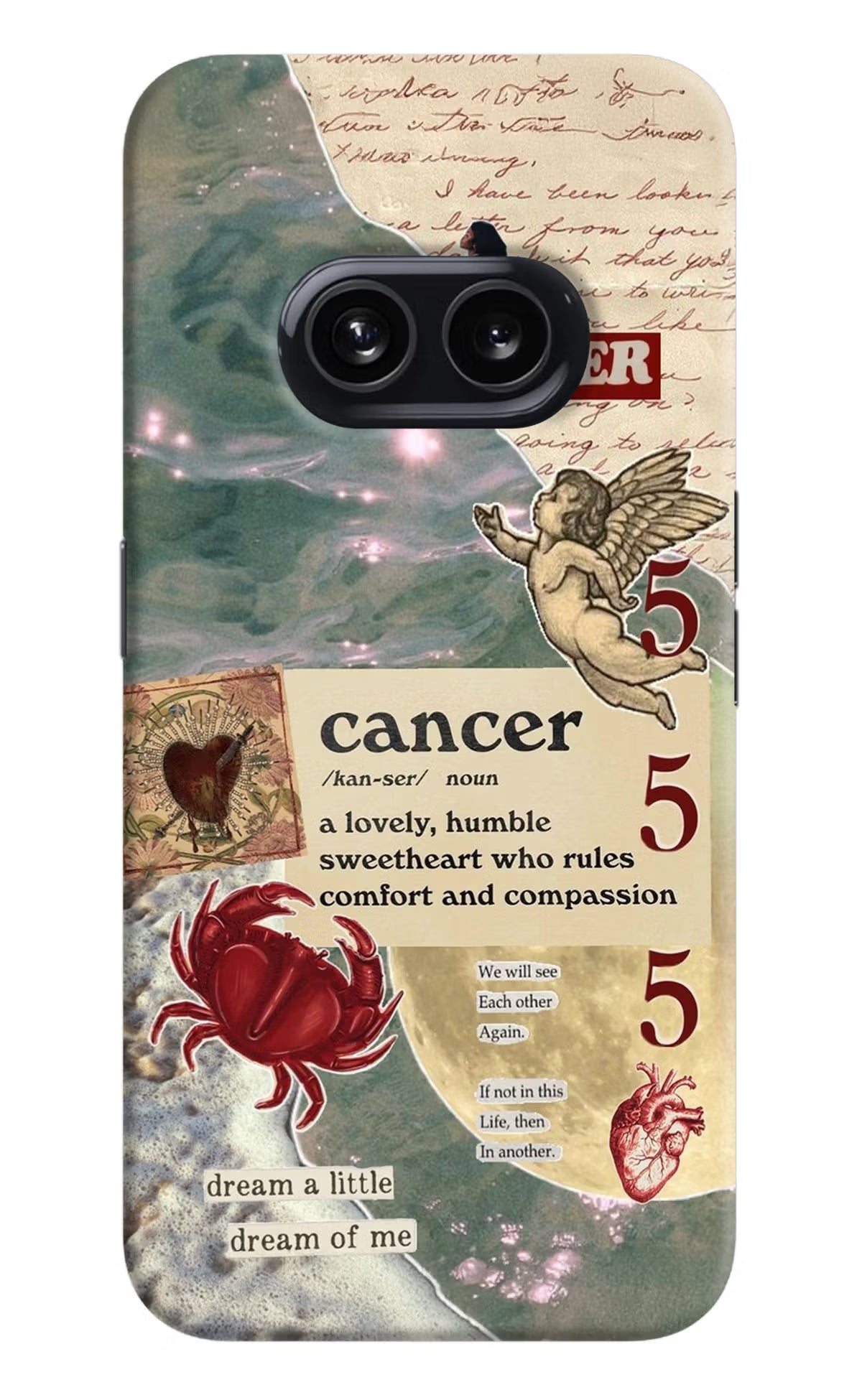 Cancer Zodiac Nothing Phone 2A Hard Case Back Cover by Casekaro