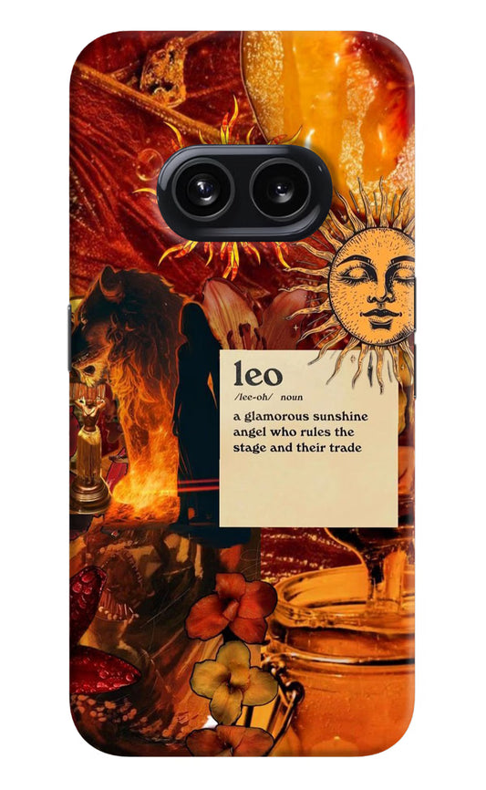 Leo Zodiac Nothing Phone 2A Hard Case Back Cover by Casekaro