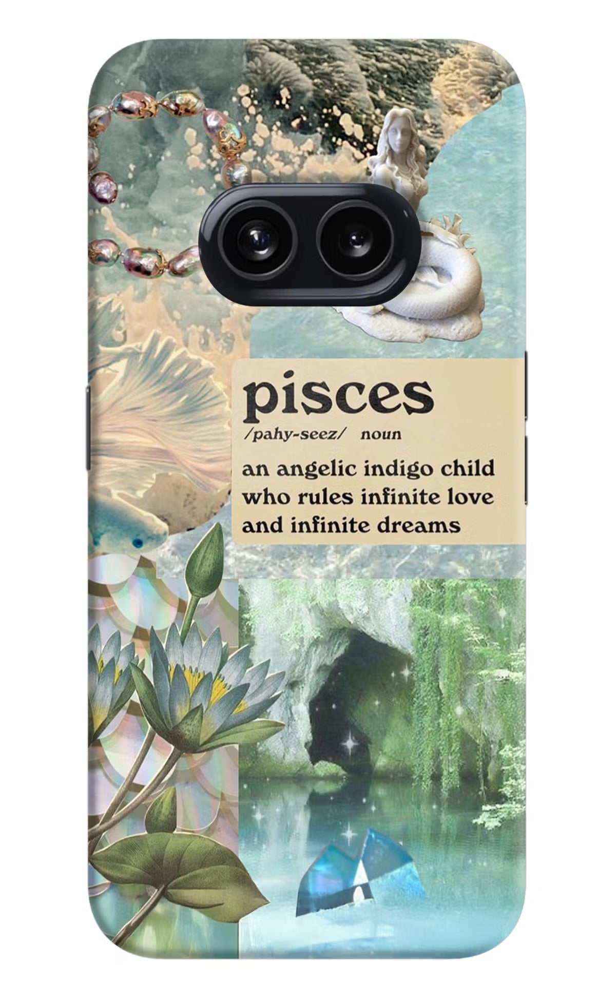 Pisces Zodiac Nothing Phone 2A Hard Case Back Cover by Casekaro
