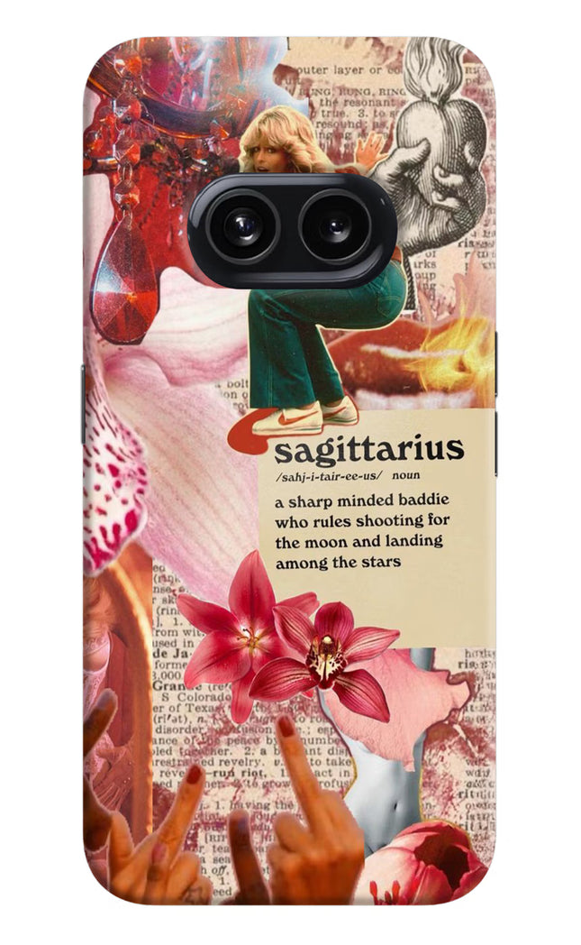 Sagittarius Zodiac Nothing Phone 2A Hard Case Back Cover by Casekaro