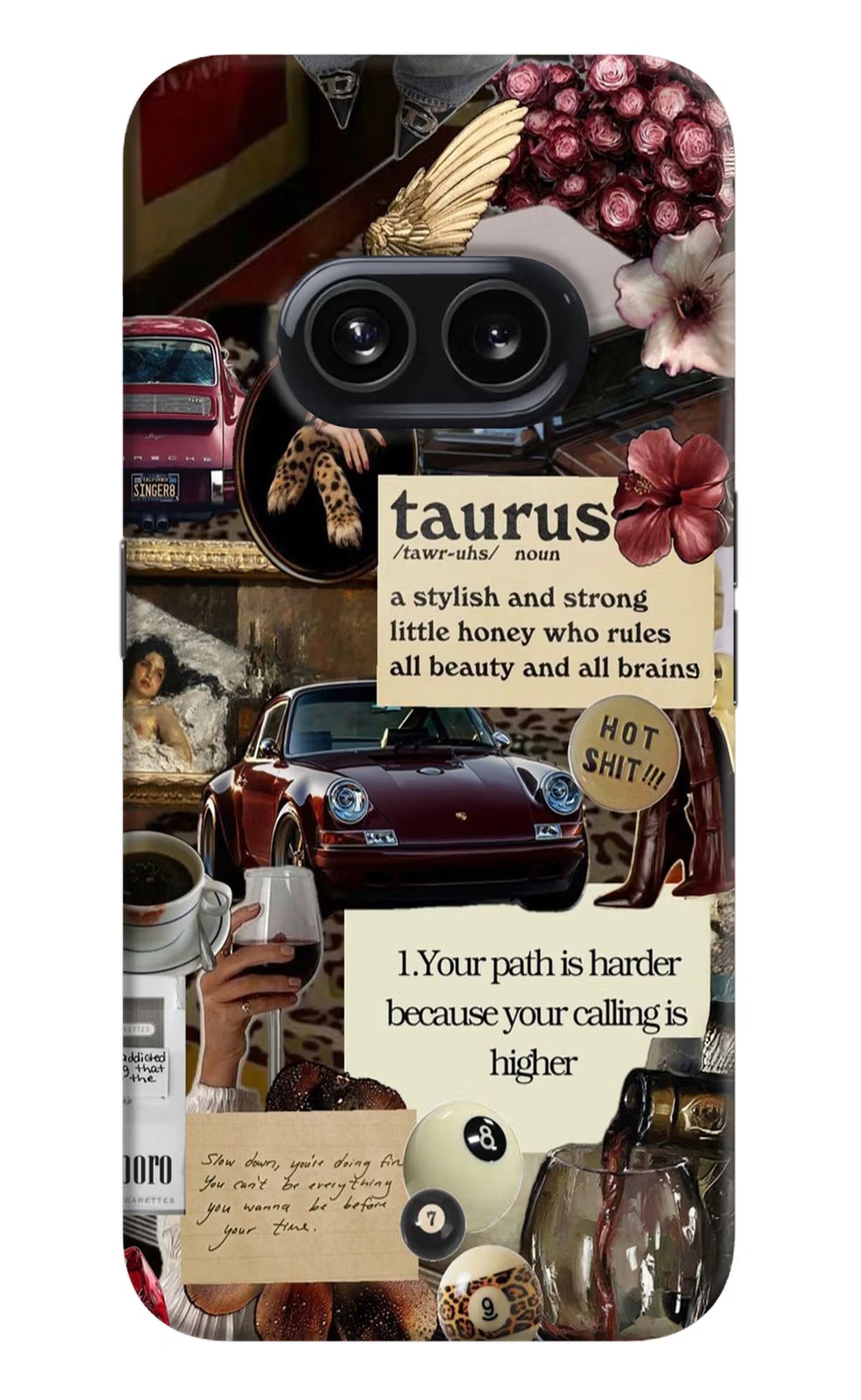 Taurus Zodiac Nothing Phone 2A Hard Case Back Cover by Casekaro