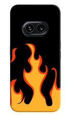Fired Up – Black Nothing Phone 2A Hard Case Back Cover by Casekaro