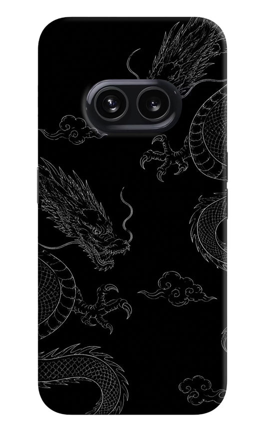 Twin Dragons Nothing Phone 2A Hard Case Back Cover by Casekaro