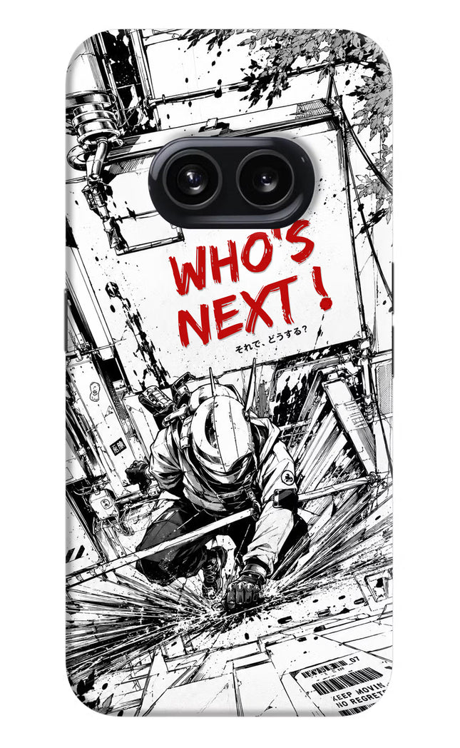 Who's Next Nothing Phone 2A Hard Case Back Cover by Casekaro