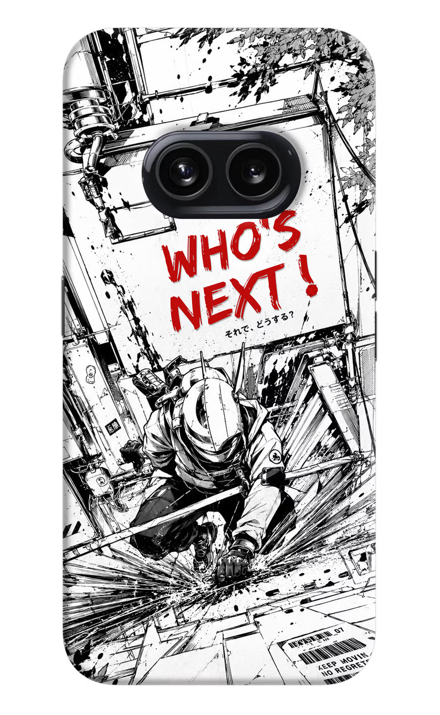 Who's Next Nothing Phone 2A Back Cover, Hard case