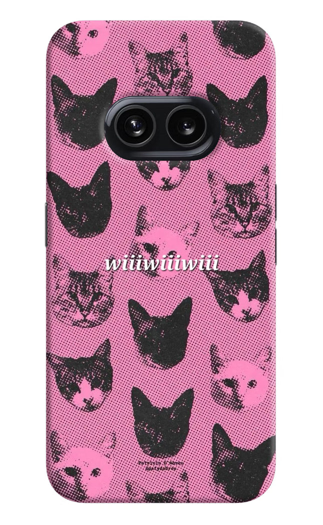 Pink Cats Nothing Phone 2A Hard Case Back Cover by Casekaro