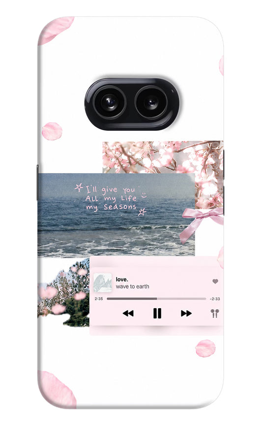 Wave to earth Nothing Phone 2A Hard Case Back Cover by Casekaro