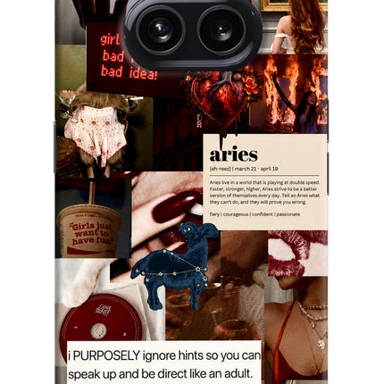 Zodiac Aries Nothing Phone 2A Hard Case Back Cover by Casekaro