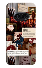 Zodiac Aries Nothing Phone 2A Hard Case Back Cover by Casekaro
