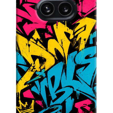 Graffiti Vibe Nothing Phone 2A Hard Case Back Cover by Casekaro