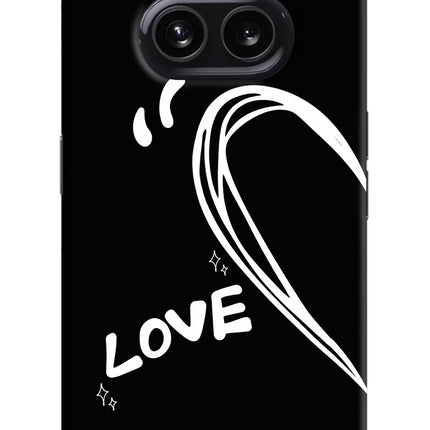 Love Line Nothing Phone 2A Hard Case Back Cover by Casekaro