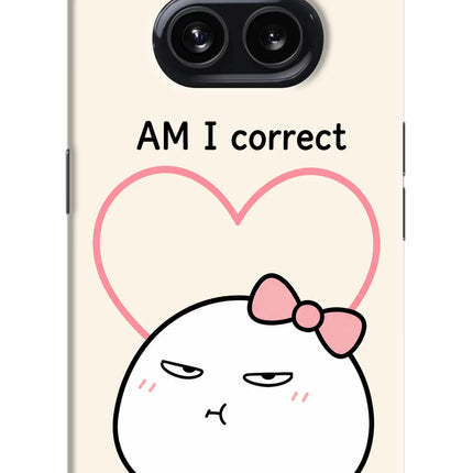 Always Right Nothing Phone 2A Hard Case Back Cover by Casekaro