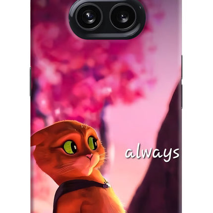 Always Cat Nothing Phone 2A Hard Case Back Cover by Casekaro