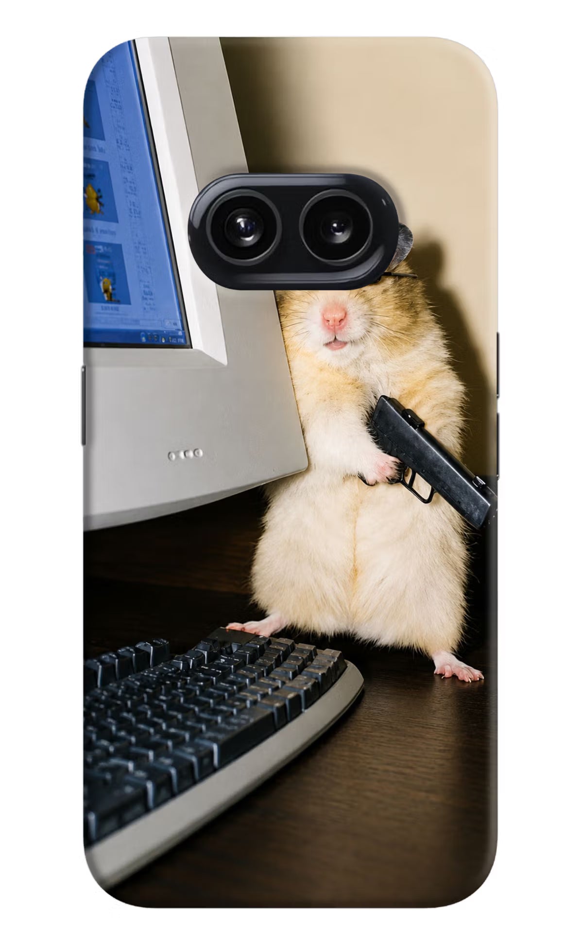 Hacker Hamster Nothing Phone 2A Back Cover