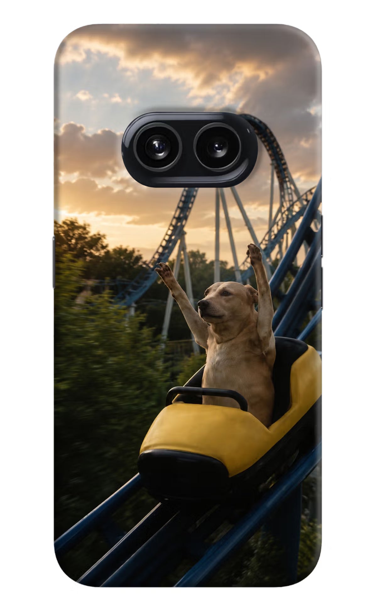 Rollercoaster Dog Nothing Phone 2A Back Cover