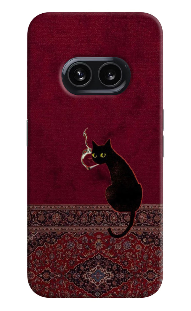 Midnight Cat Nothing Phone 2A Hard Case Back Cover by Casekaro