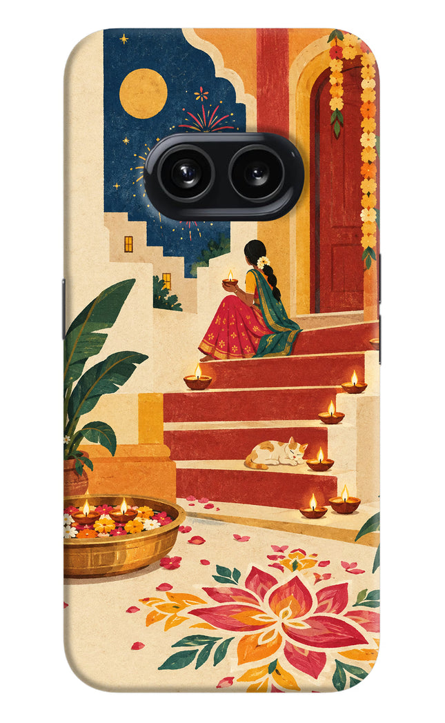Diwali Rangoli Nothing Phone 2A Hard Case Back Cover by Casekaro