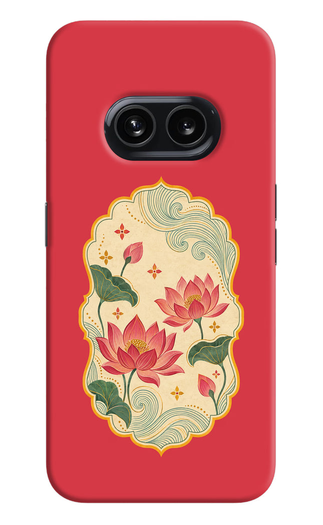 Pink Lotus Nothing Phone 2A Hard Case Back Cover by Casekaro