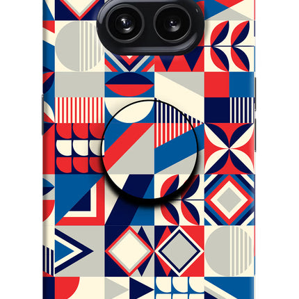 Colorful Pattern Nothing Phone 2A Pop Case by Casekaro