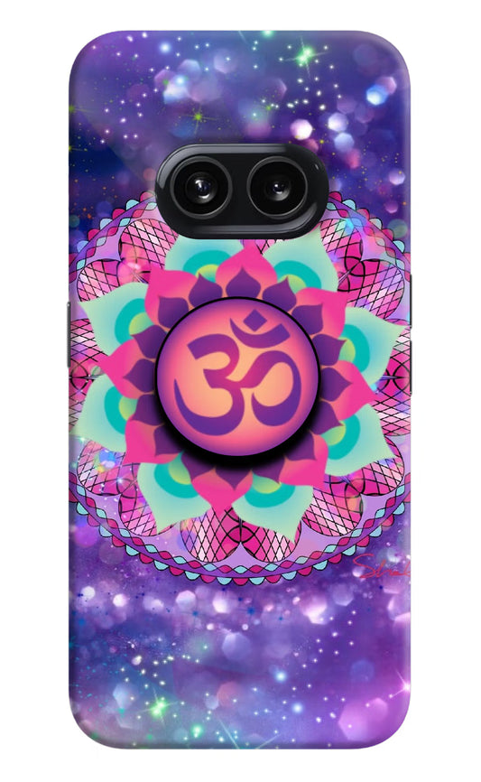 Om Purple Nothing Phone 2A Pop Case by Casekaro