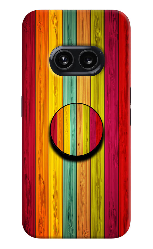 Multicolor Wooden Nothing Phone 2A Pop Case