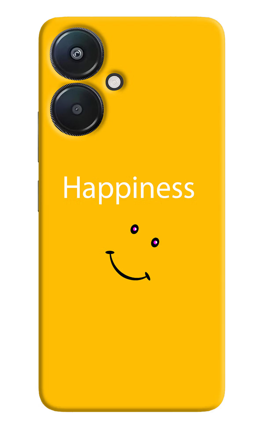 Happiness With Smiley Redmi 13C 5G Back Cover, Hard case