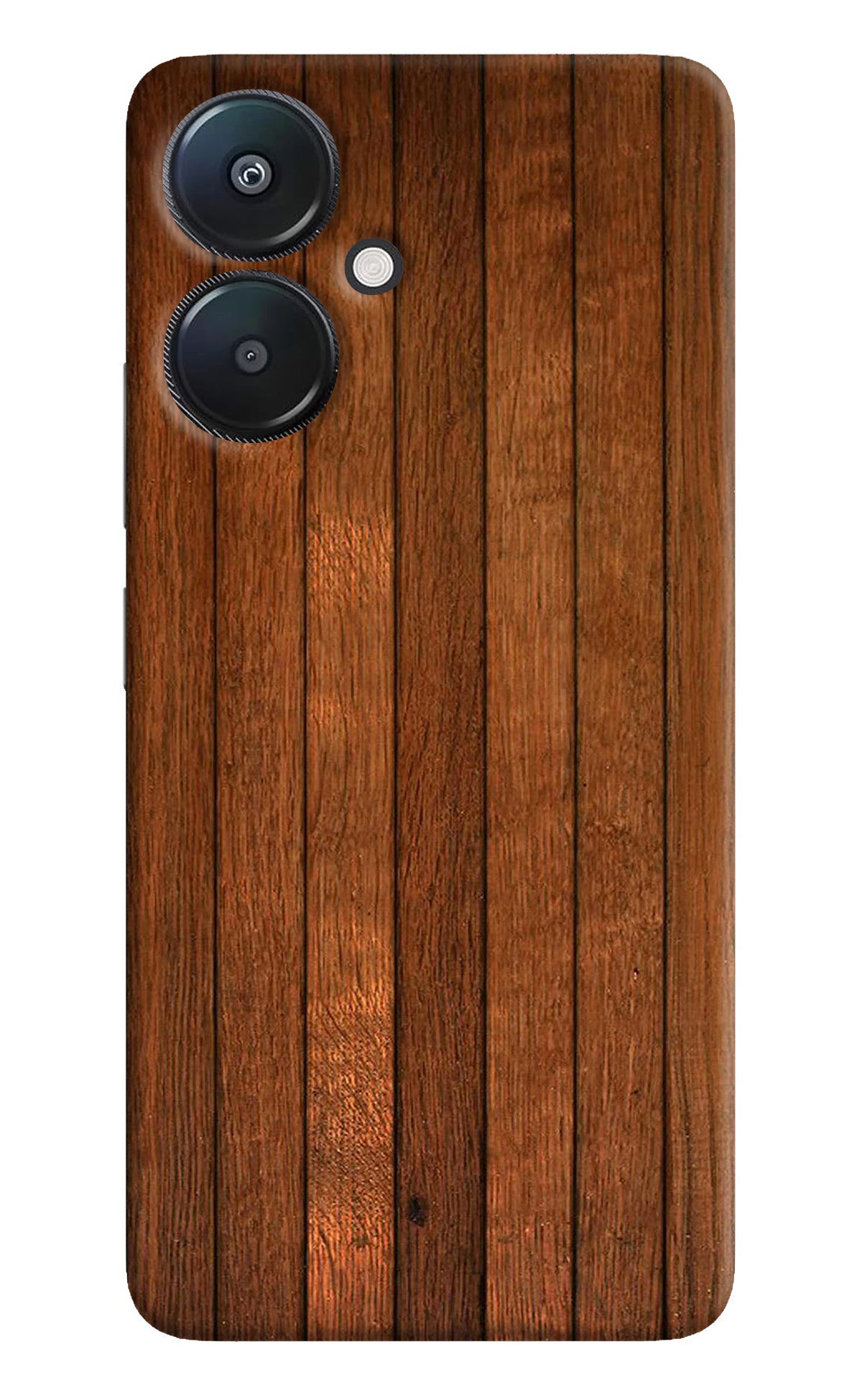 Wooden Artwork Bands Redmi 13C 5G Back Cover