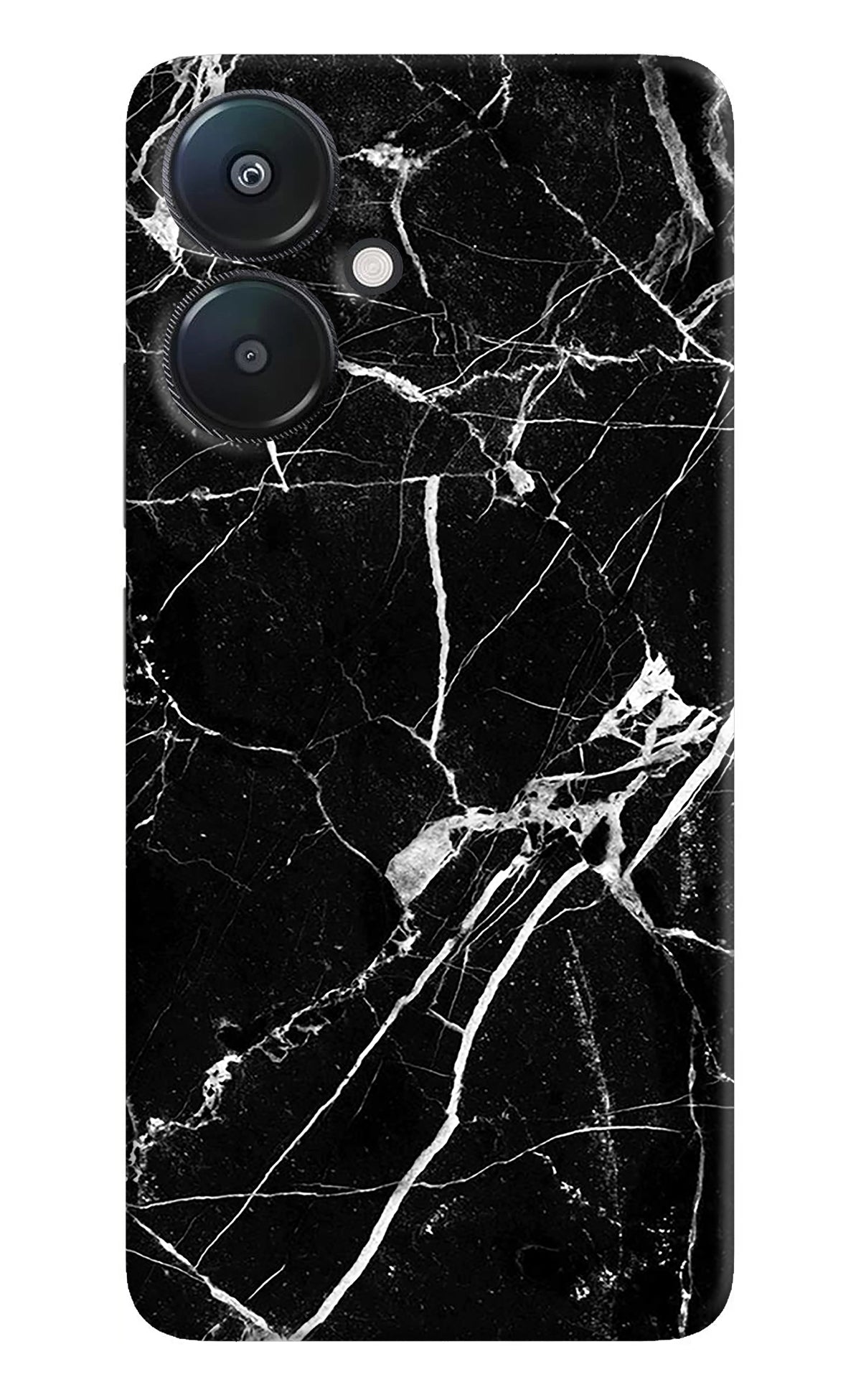 Black Marble Pattern Redmi 13C 5G Back Cover