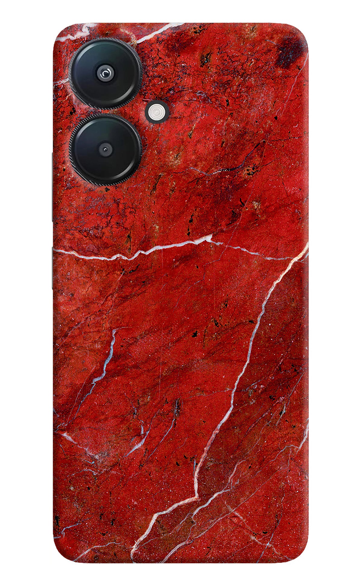 Red Marble Design Redmi 13C 5G Back Cover