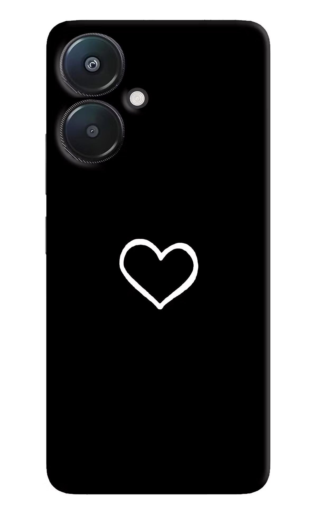 Heart Redmi 13C 5G Hard Case Back Cover by Casekaro