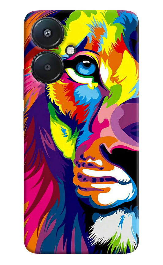 Lion Half Face Redmi 13C 5G Back Cover