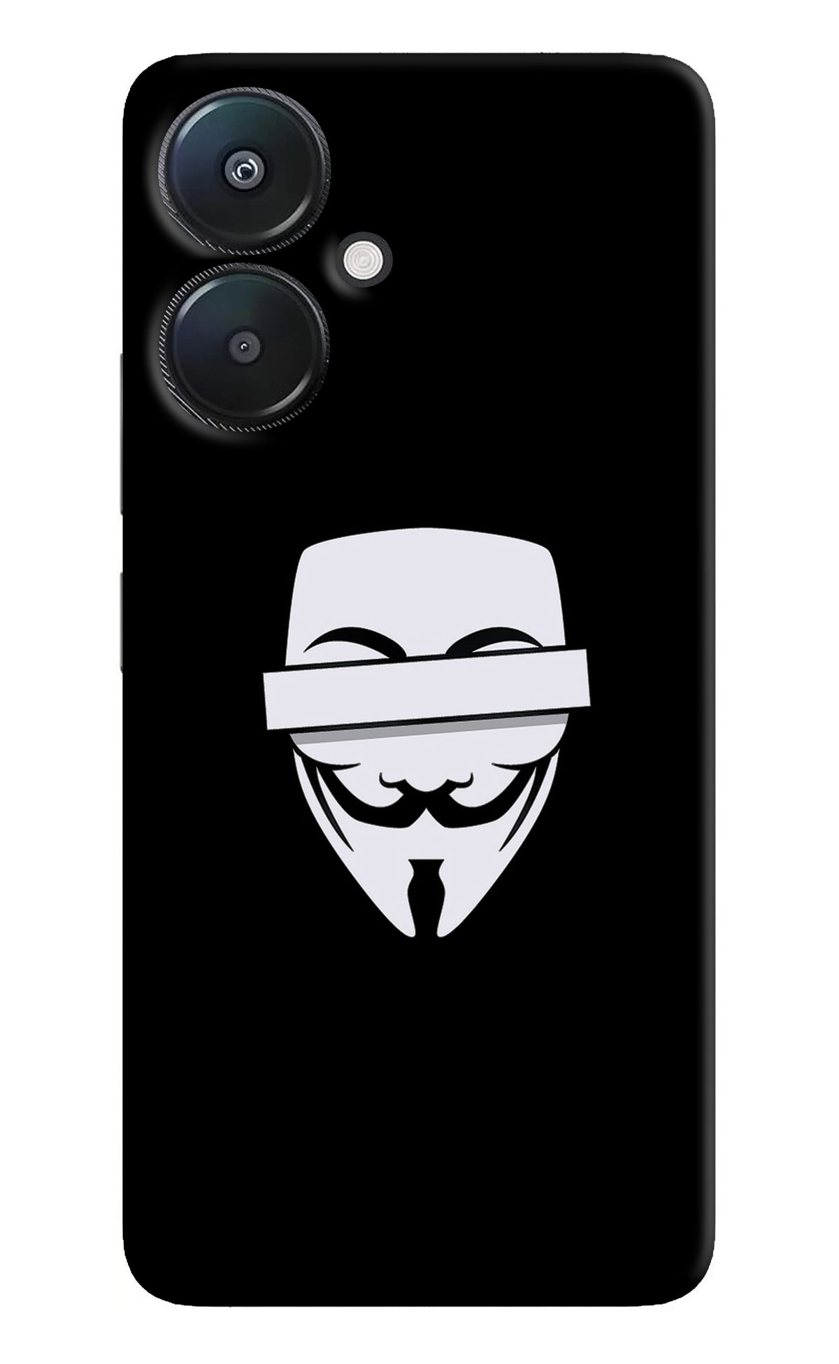 Anonymous Face Redmi 13C 5G Back Cover