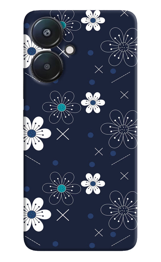 Flowers Redmi 13C 5G Hard Case Back Cover by Casekaro