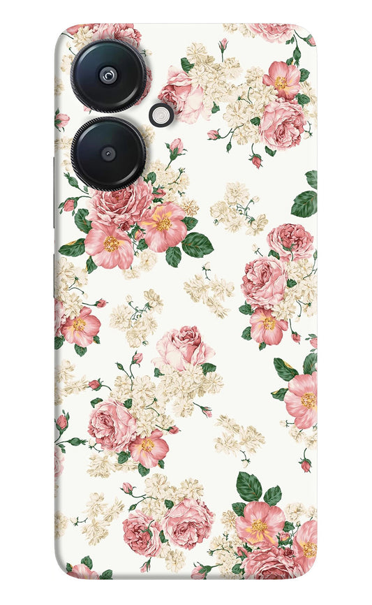 Flowers Redmi 13C 5G Back Cover