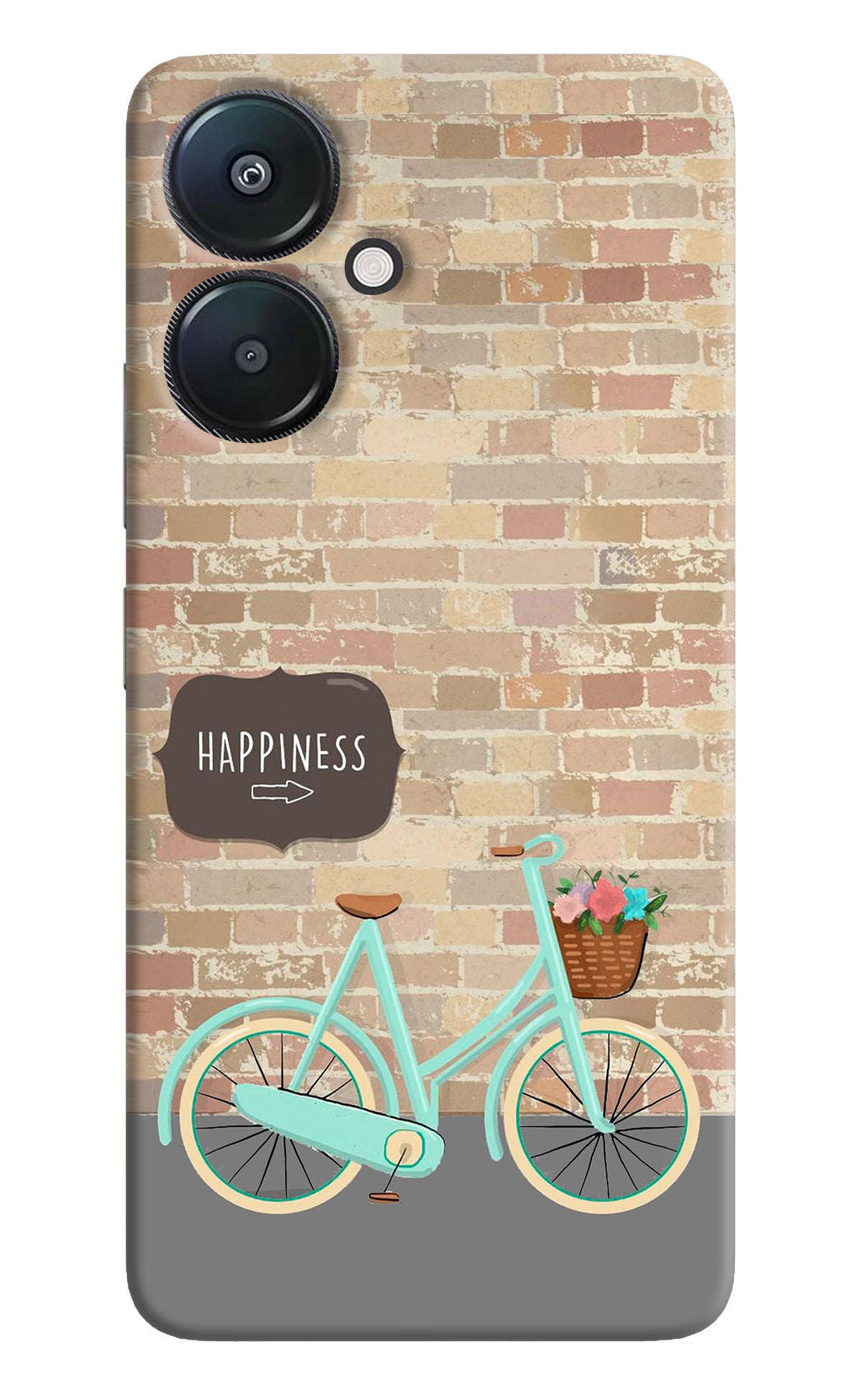 Happiness Artwork Redmi 13C 5G Back Cover